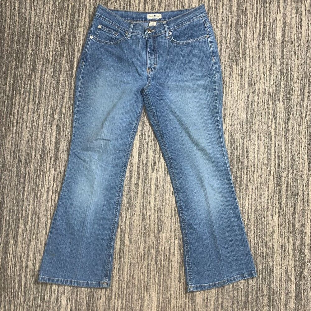 Vintage Duck Head Petite Women's 10P Light Wash Bootcut Jeans Baggy